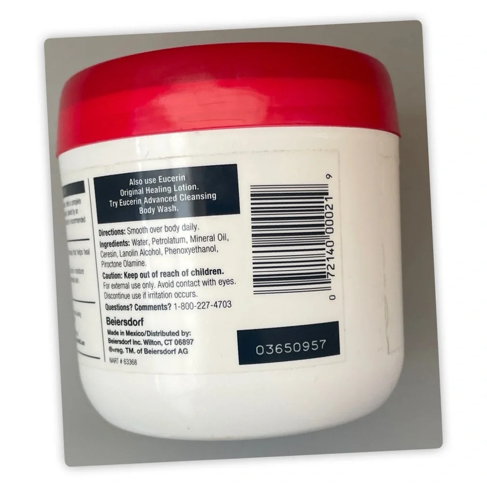 Eucerin Original‎ Healing Cream (Used)